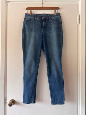 Vintage Retro Gloria Vanderbilt Vibrant Blue Ankle Jeans 90s